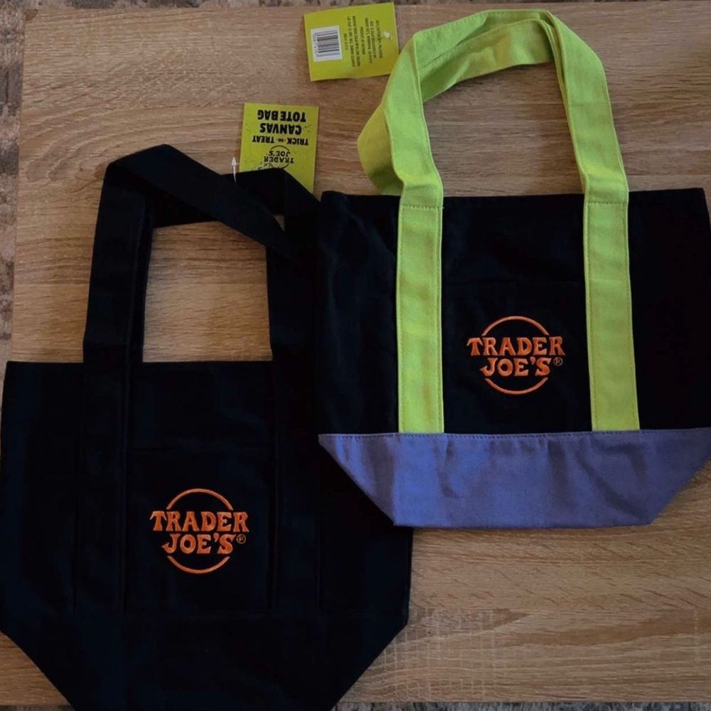 Trader Joe's Halloween Canvas Tote Bag
